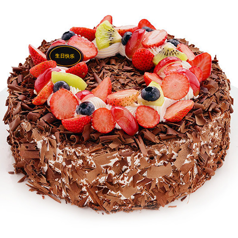 甜蜜纪事-圆形巧克力蛋糕