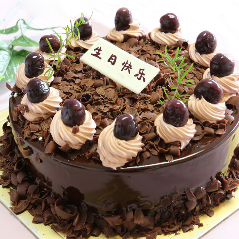颐园飘香-圆形巧克力蛋糕