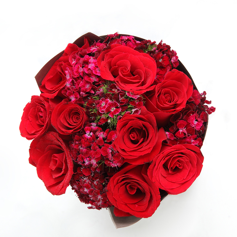 爱情密码-9支精品红玫瑰