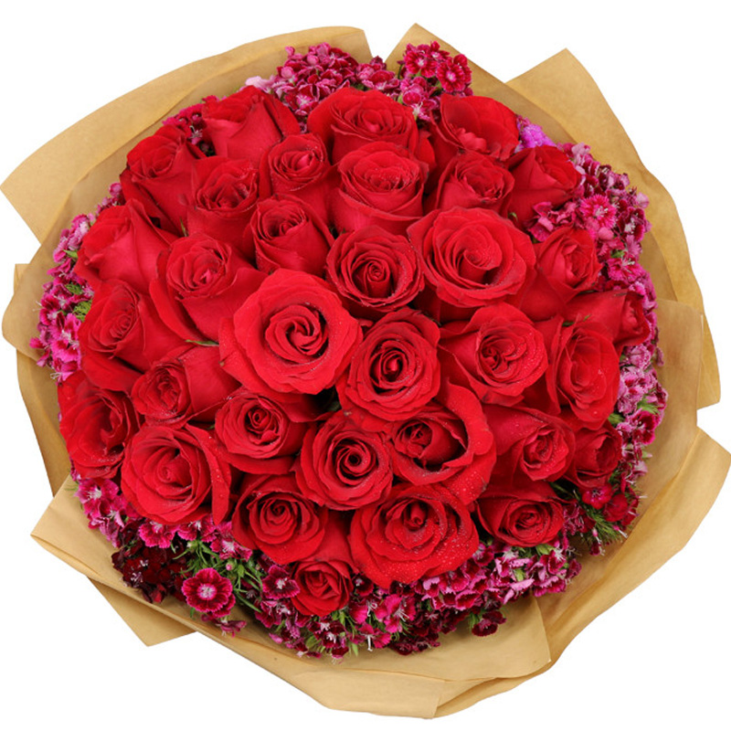 浪漫的梦-33支精品红玫瑰