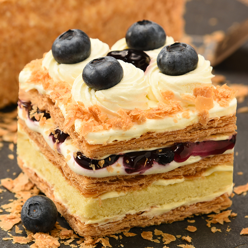 蓝莓拿破仑蛋糕