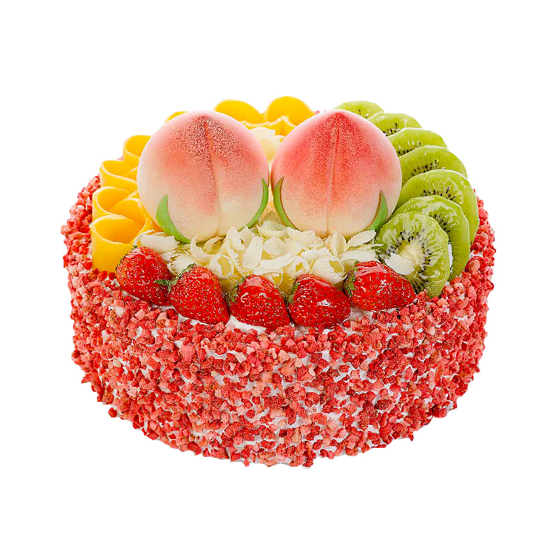 仙桃贺寿水果蛋糕