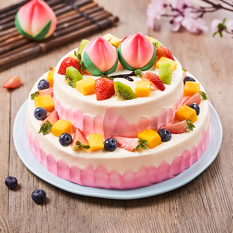 水果祝寿蛋糕